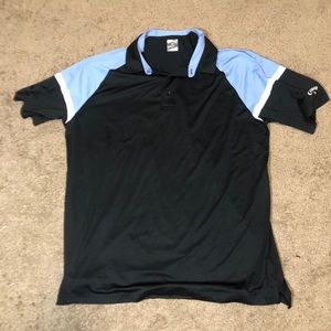Callaway Mens Golf Polo Sz XL Black and blue